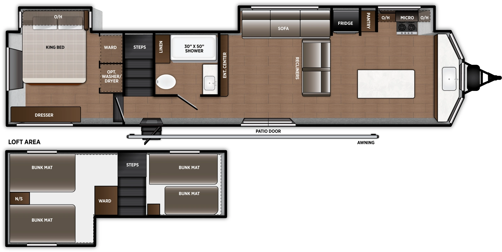 Airelume 40FKP Floorplan